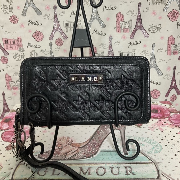L.A.M.B. Handbags - Authentic L.A.M.B. Gwen Stefani Black Large Wallet